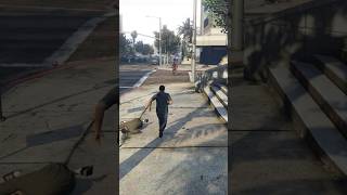 NPC Tried to Run… Bad Idea 😏 #GTA5