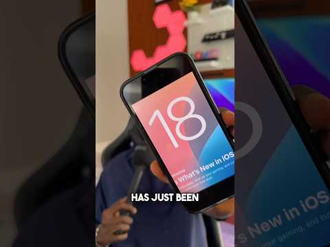 iOS 18 Is Out! What’s New?  #shorts #ios18 #ios18features #iphone #tech