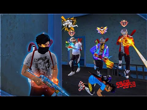 Solo Vs Squad 😱 ff br gameplay new video 💪 SCAR + MP40 #viral #youtube  #views