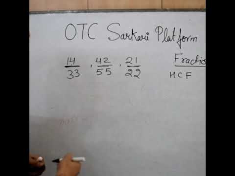 LCM AND HCF || भिन्न का LCM और HCF || सेकंड्स में#ssc#sscselectionpost #ssccgl#sscchsl#sscgd#ssccpo