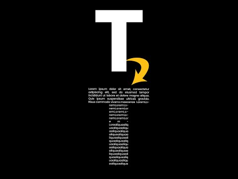 Create Text Letter as container for more text in Photoshop | Shorts