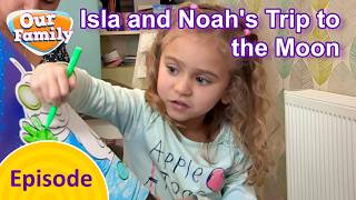 Isla and Noah’s Trip To The Moon | Our Family FULL EPISODES | CBEEBIES