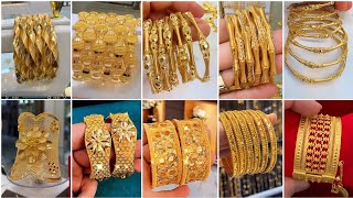 Royal Gold Bangles Designs 2025 | Trending Bridal & Daily Wear Gold Bracelets Collection 2025