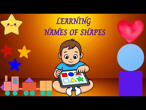 Names of shapes | Learning shapes for kids | kids learning world 