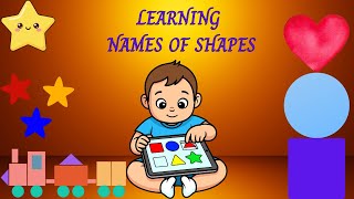 Names of shapes | Learning shapes for kids | kids learning world 