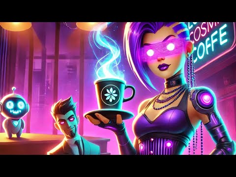 The Cosmic Coffee Conspiracy EXPOSED! (Part 3) #lolascosmiccafe #coffee #cyberpunk #contentcreator
