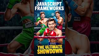 Write caption for Which Javascript Framework is best ?