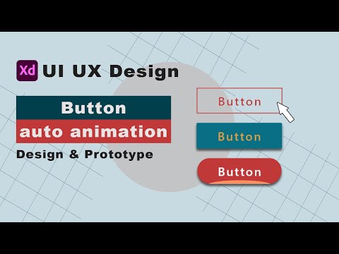 Button auto animation | Hover Button effects in XD | Adobe XD Tutorial | Adobe XD prototype