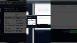 SQL Hackerrank Solved Problems | SQL tutorial for beginners #sql #hackerranksolutions #shorts #viral