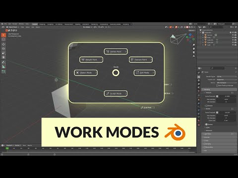 Blender fundamentals | Work modes