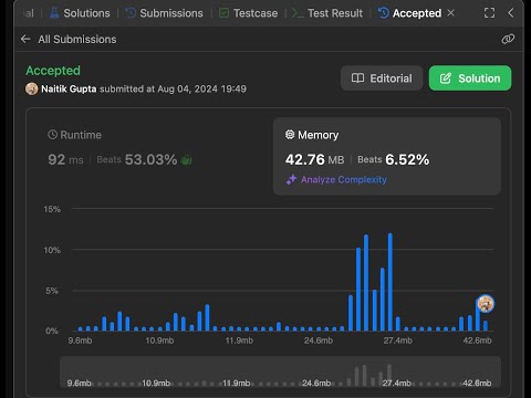 LeetCode Question:1508:-Range Sum of Sorted Subarray Sums|| Medium Tag||Sorting||Two pointers