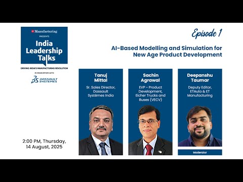 Episode 1 - Al-Based Modelling and Simulation for New Age Product Development