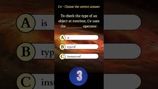 Mastering C# - The Ultimate Quiz Challenge | Object Type Check at Runtime #quiz #codingquiz #csharp
