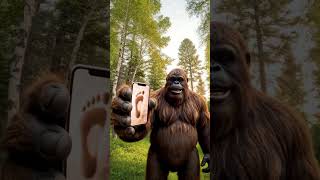 Bigfoot Sees a Video of Himself For The First Time