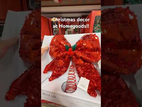 Christmas Decor at Homegoods!! #christmasdecor #christmasshopping
