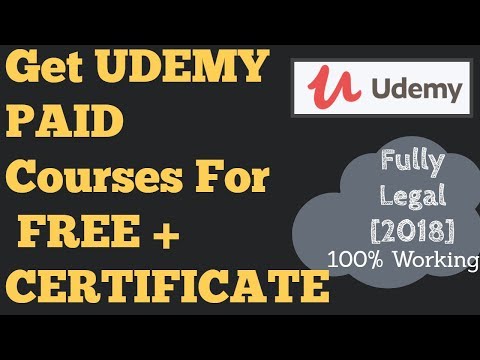 Download Paid Udemy courses for free 2019 | Get Udemy courses for free + get udemy certificate