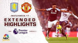 Aston Villa v. Manchester United | PREMIER LEAGUE HIGHLIGHTS | 12/21/2025 | NBC Sports