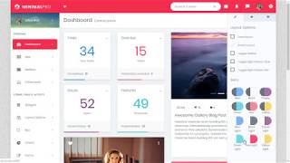 Minimal Pro Boxed - Bootstrap Admin Dashboard