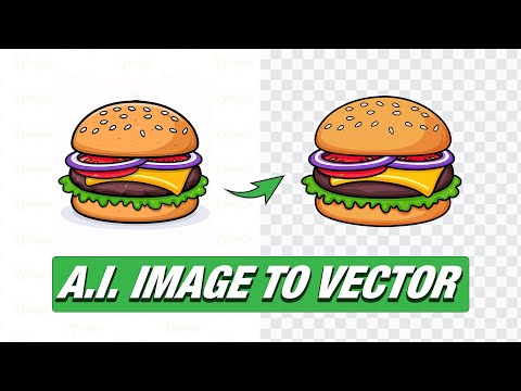 Convert Cheeseburger Image to Vector Illustration | Adobe Illustrator Tutorial | Vectorize My Design