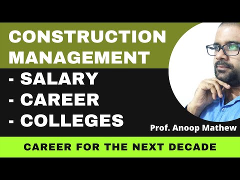 Construction Management Career || Salary || Courses || Scope  || Colleges