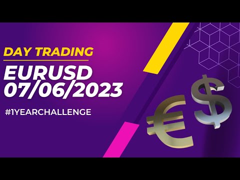 EURUSD DAY TRADING 07/06/2023 (#1yearchallenge)