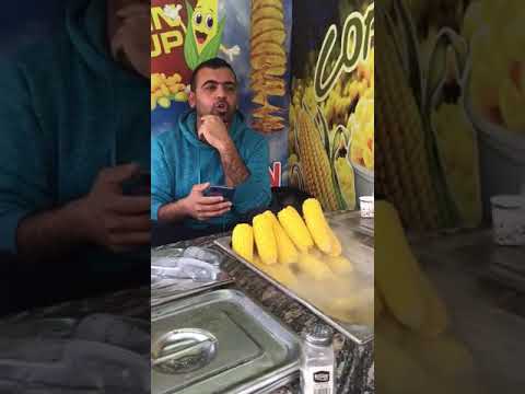 Corn seller
