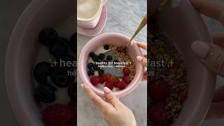 Make breakfast with me 🍓 #healthylifestyle #easyrecipe #thatgirl #aesthetic #shorts