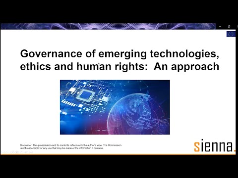 Introduction to a general governance approach - Philip Brey | SIENNA final conference