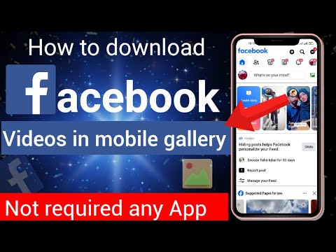 How to download Facebook videos or reels in gallery