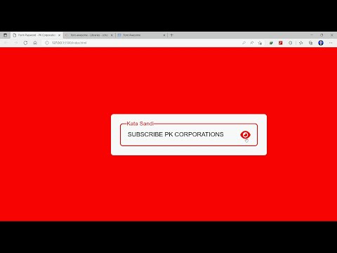 Make Password Button Visible HTML CSS & Javascript | #PloKoding