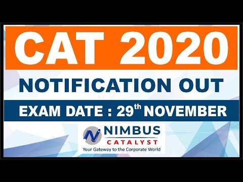 CAT 2020 Notification || Date of Exam || Syllabus || Eligibility || MBA CAT Admission Process