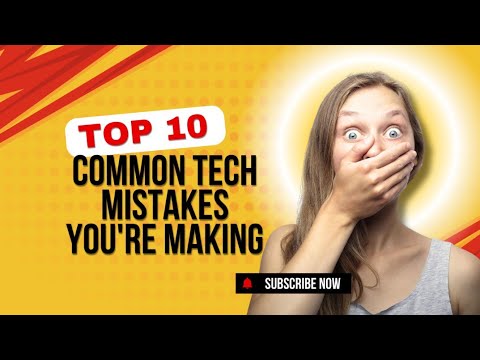 🚨 Top 10 Common Tech Mistakes You're Making (and How to Fix Them!) 💻⚠️ #tech #maintenance
