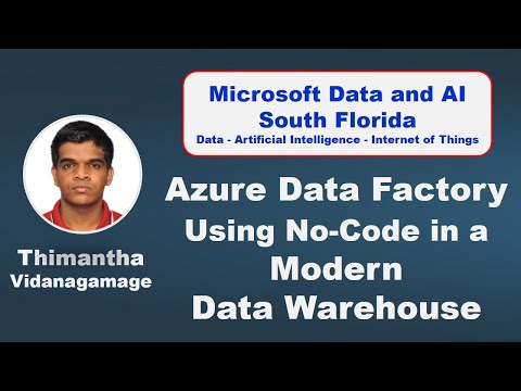 Azure Data Factory using No-Code in a Modern Data Warehouse by Thimantha Vidanagamage
