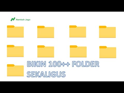 Tutorial Membuat dan Mengganti Banyak Nama Folder di Windows