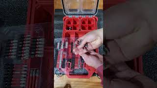 milwaukee packout #timelapse #organizando #bitset #milwaukeetools #woodworking #new #tools