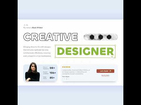Upcoming Webflow Template Sneak Peek | Bold and Creative Design #comingsoon #webflow #creative