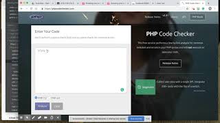 PHP code validation