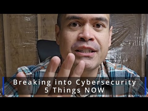 How to break into the #cybersecurity field. #boostyourcareer