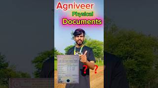 Documents tips for Agniveer physical #documents #running #physical #agniveer #shorts #trending