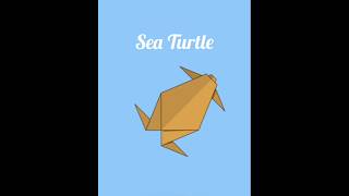 Sea Turtle making using paper - simple steps #paperpark999 #art #turtleart #viral #satisfied #video