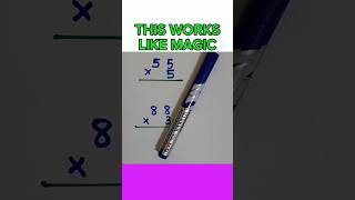 fastest way to solve multiplication  #mathstricks #shortsvideo