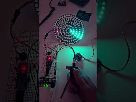 Arduino Buzzer RADAR Intruder detected! #arduino #mechatronics #radar