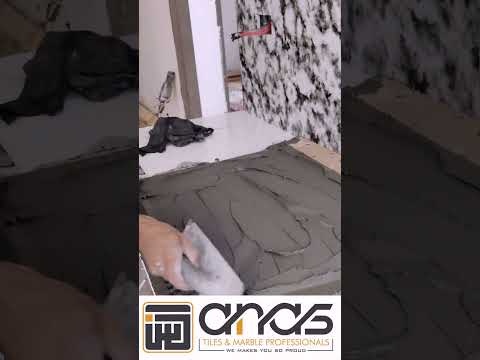 Wall tile fixing techniques. wall tile young boy skills