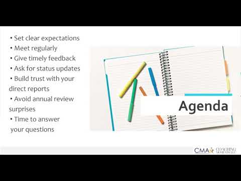 CMA Summer 2020 Webinar - Our New Normal: Tips for Managing the Performance of Remote Workers