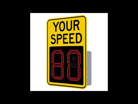 SafePace Evolution 12 Driver Feedback Radar Speed Sign