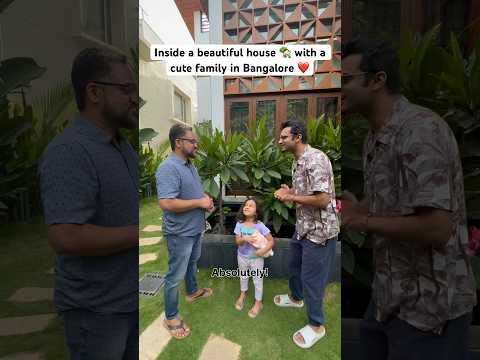 Beautiful house with a cute family in Bangalore 😍 #housetour #hometour #interiordesign #mumbai