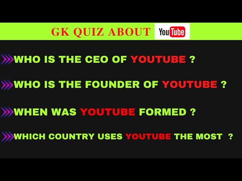 GK Quiz  About  #YouTube | General knowledge of  #YouTube |  #YouTube GK | GK Questions  on #YouTube