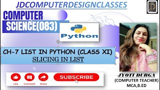 CH7 SLICING IN LIST#pythonlist#pythonforbeginners#learnpythoninhindi#computerscience#pythontutorial