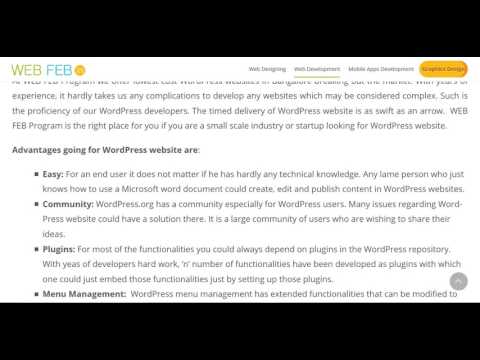 Best WordPress website development in Bangalore | WordPress developer