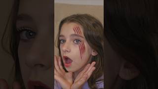 ARRANHÃO DE LOBISOMEM - Maquiagem de halloween fácil de fazer! #shorts #halloween
